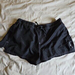 ZeroXPosur Women's Black Swimming Shorts Size 16